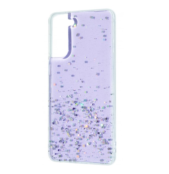 Чехол WAVE Confetti Case (TPU) Samsung Galaxy S21 Plus purple